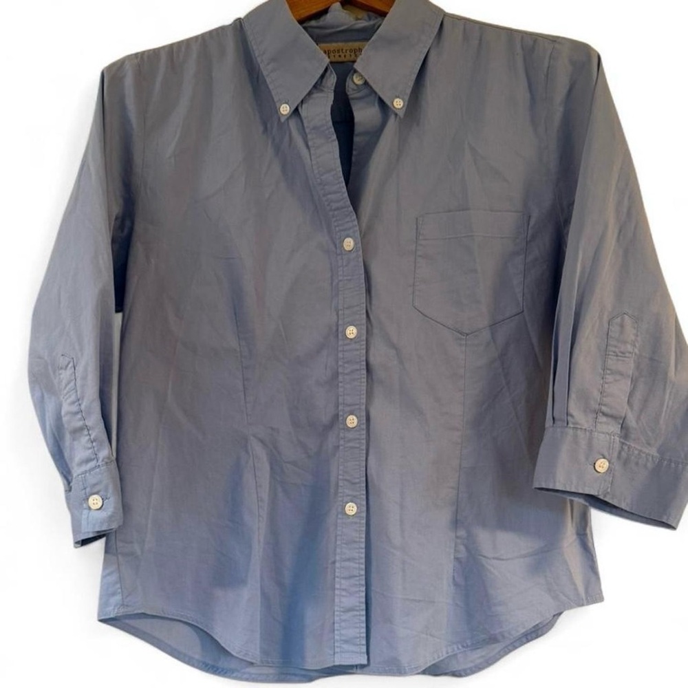 Apostrophe Blue Button Down – Classic Prep Style (12)
